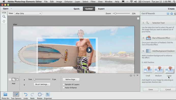 Adobe Photoshop Elements screenshot